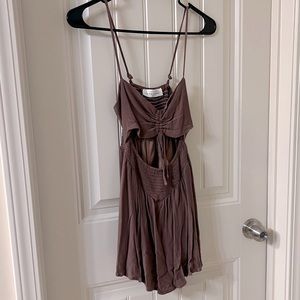 American Threads Brown Romper Size Small